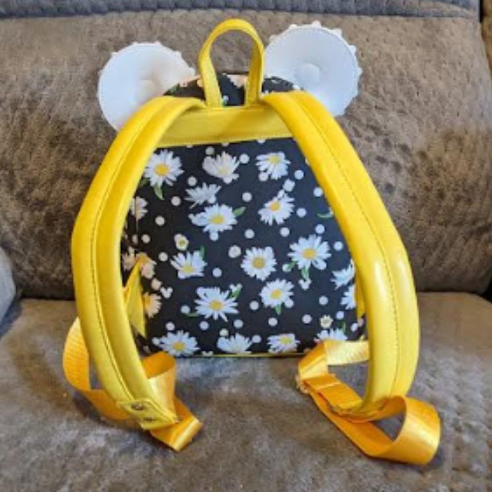 NWOT Loungefly Disney Daisy Print Minnie Mouse Mini Backpack - Picture 2 of 3